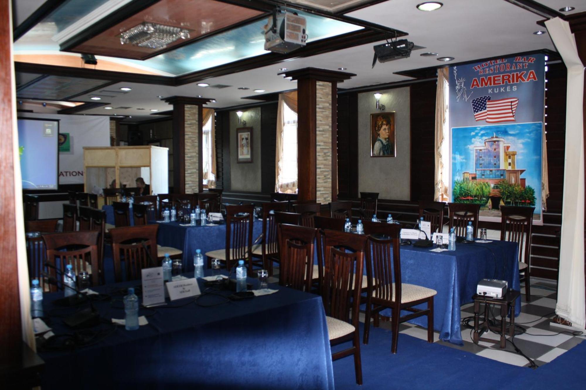 Hotel Bar Restaurant America Kukes Exterior photo